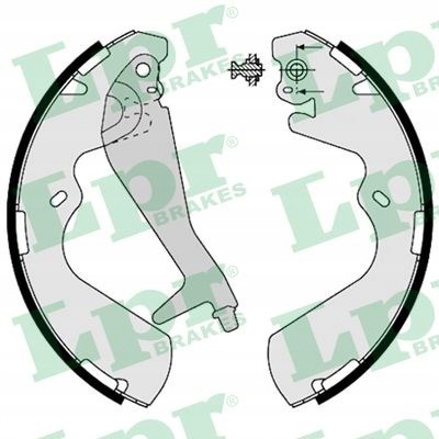 фото №2, Lpr 08240 набір колодка гальмівних