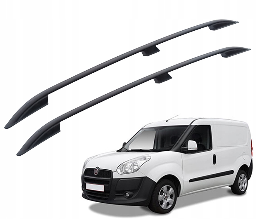 фото №1, Ford courier transit 2014 - 2023 рейлинги кровельные багажник чёрные