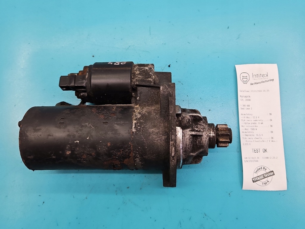 фото №1, Test стартер seat leon i toledo ii 1.8 t