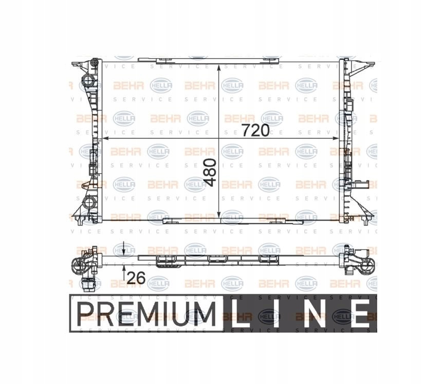 фото №1, Радіатор audi q3 8u 15- 8k0121251r nowa