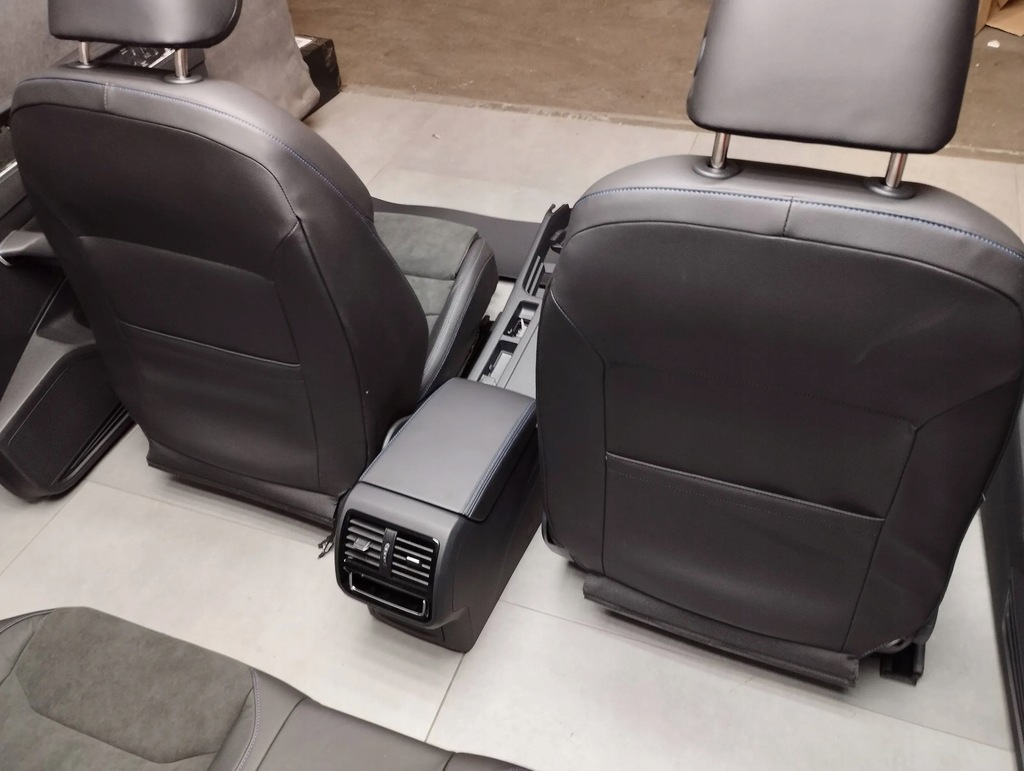 фото №9, Vw arteon r сиденья обшивки alcantara карбон