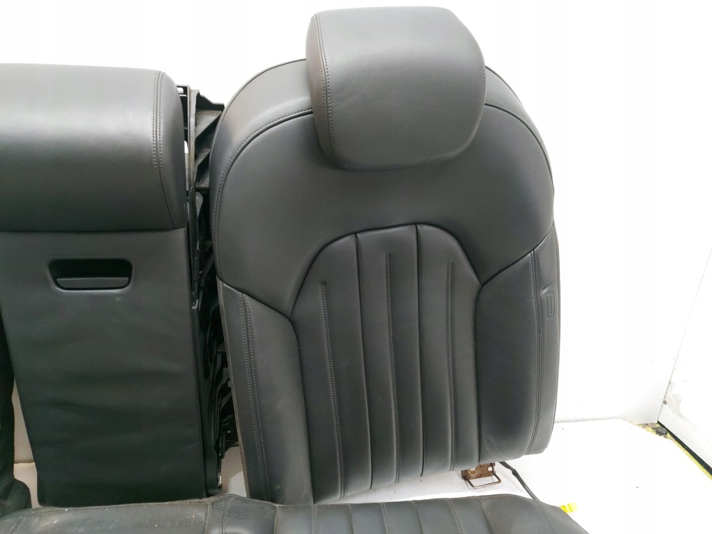 фото №11, Audi a8 d4 4h 2012 заднее сиденье сиденья кожаный чёрные подогрев oryg