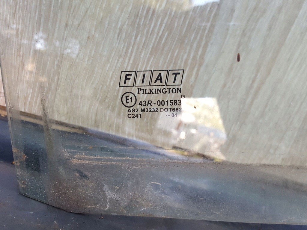 фото №2, Fiat panda ii стекло боковая дверь задняя правая