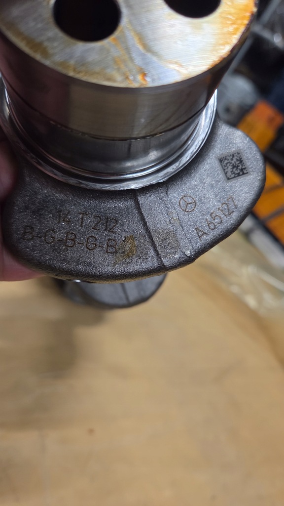 фото №7, Mercedes wał коленчатый 180cdi 651 901 r645-01 a65127 новый oem