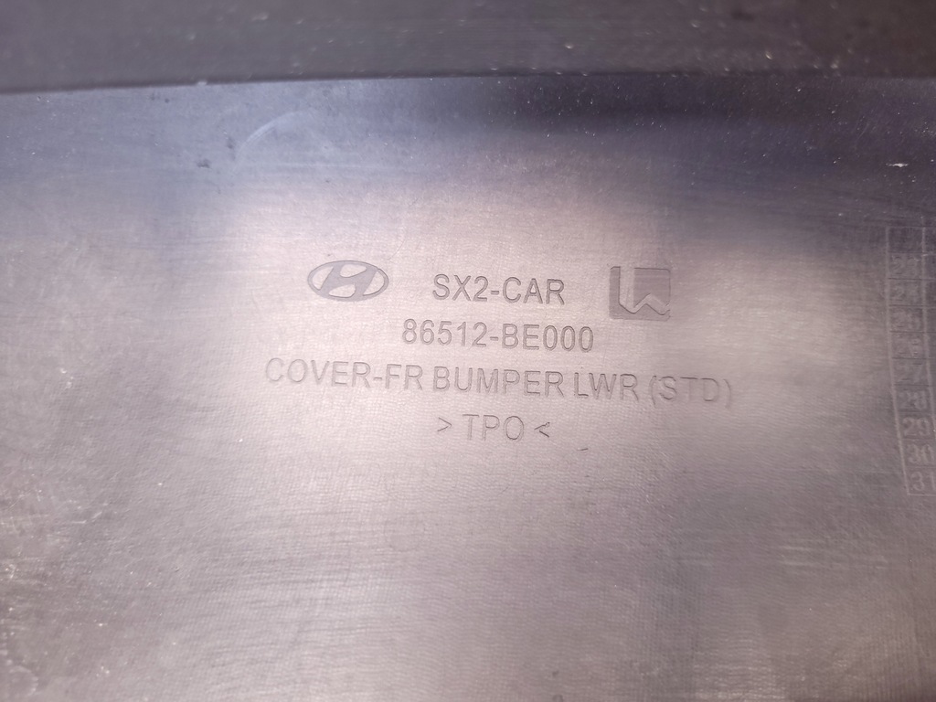 фото №9, Hyundai kona ii 2 | бампер перед передний спойлер нижний 86512-be000 | 1171