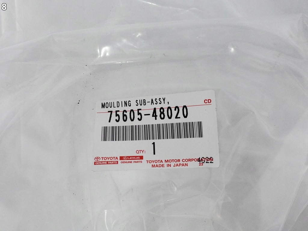 фото №9, Lexus rx rx450 rx350 iv 15-22 lift молдинг na крила права задня 75605-48020