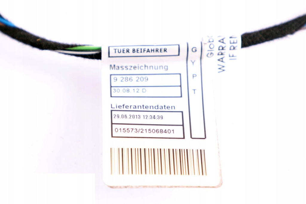 фото №12, Bmw f30 f31 джгут двері правий перед 9286241