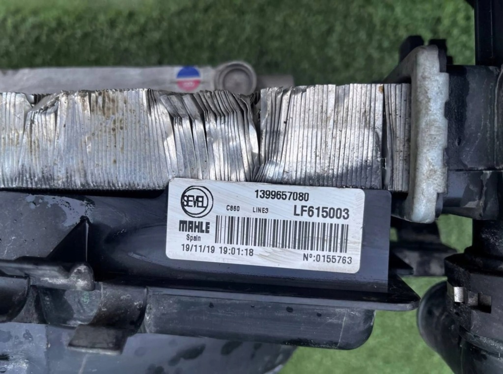 Комплект радиатор комплект fiat ducato 1399657080 с Разборки