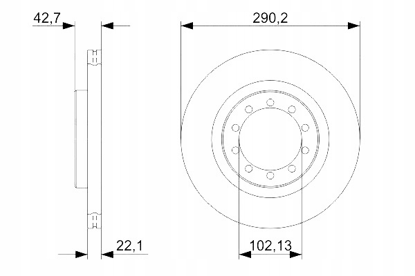 Bosch 986 479 343 диск гальмівна Ціна