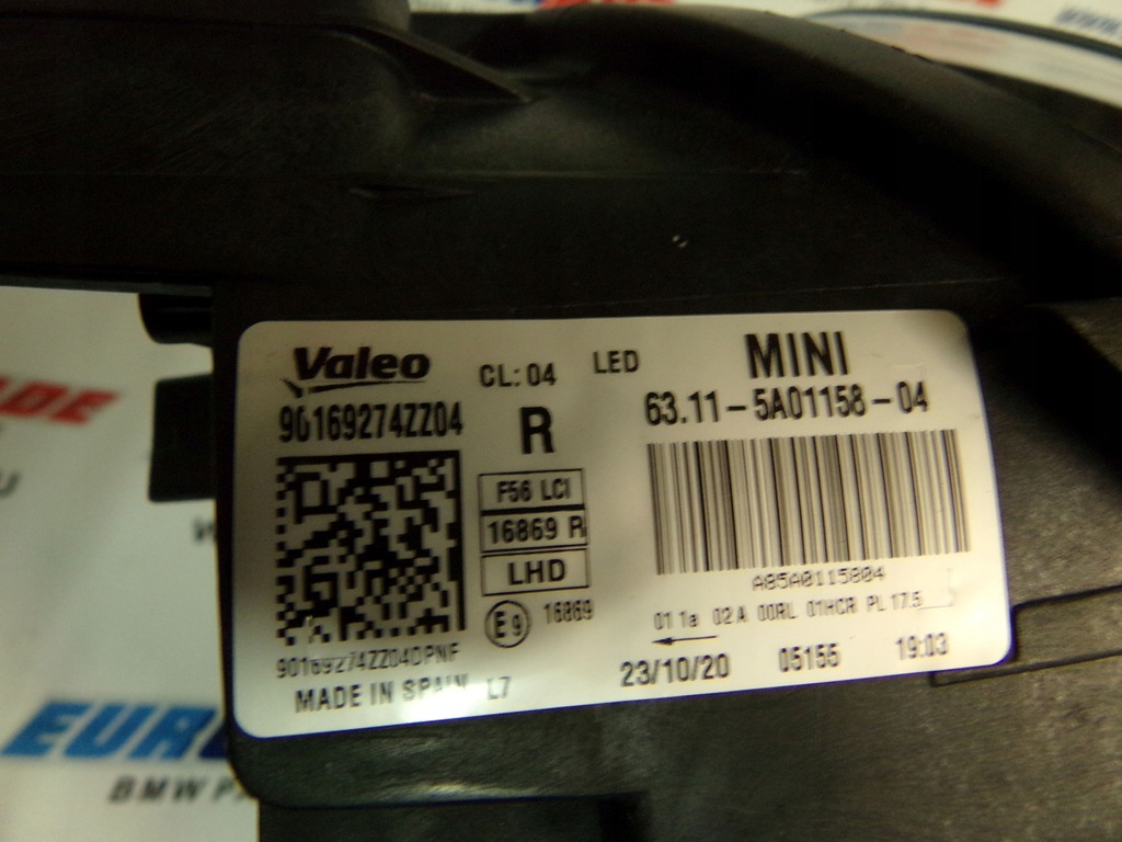 фото №14, Mini f54 lci f55 lci f56 lci f57 lci лампа перед права full led