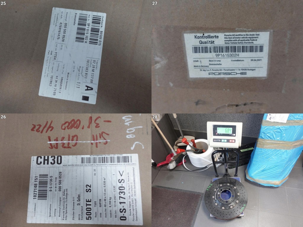 фото №11, Porsche 911 991 c2 c4 turbo s 992 диск керамічна перед права 410x36mm