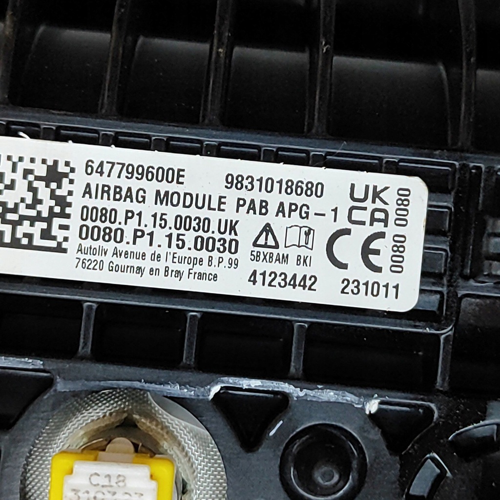 фото №6, Citroen c4 iii e-c4 2024 подушка воздушная подушка безопасности пассажира