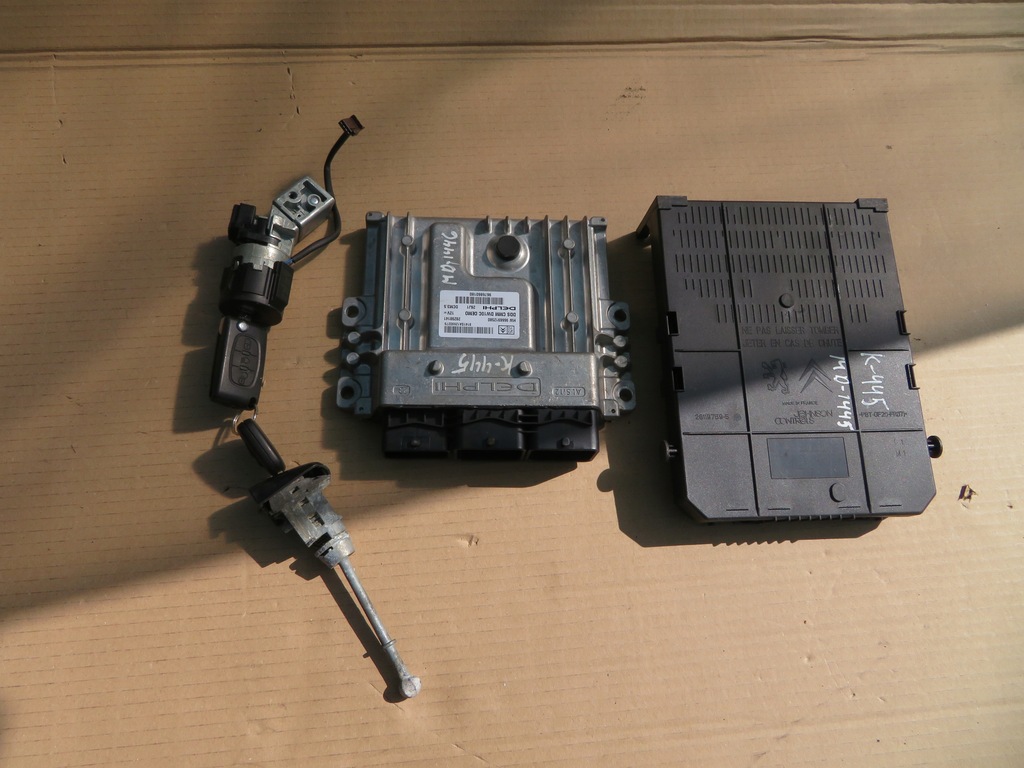 фото №1, Бортовой компьютер набор стартовый citroen c5 iii 9676860180