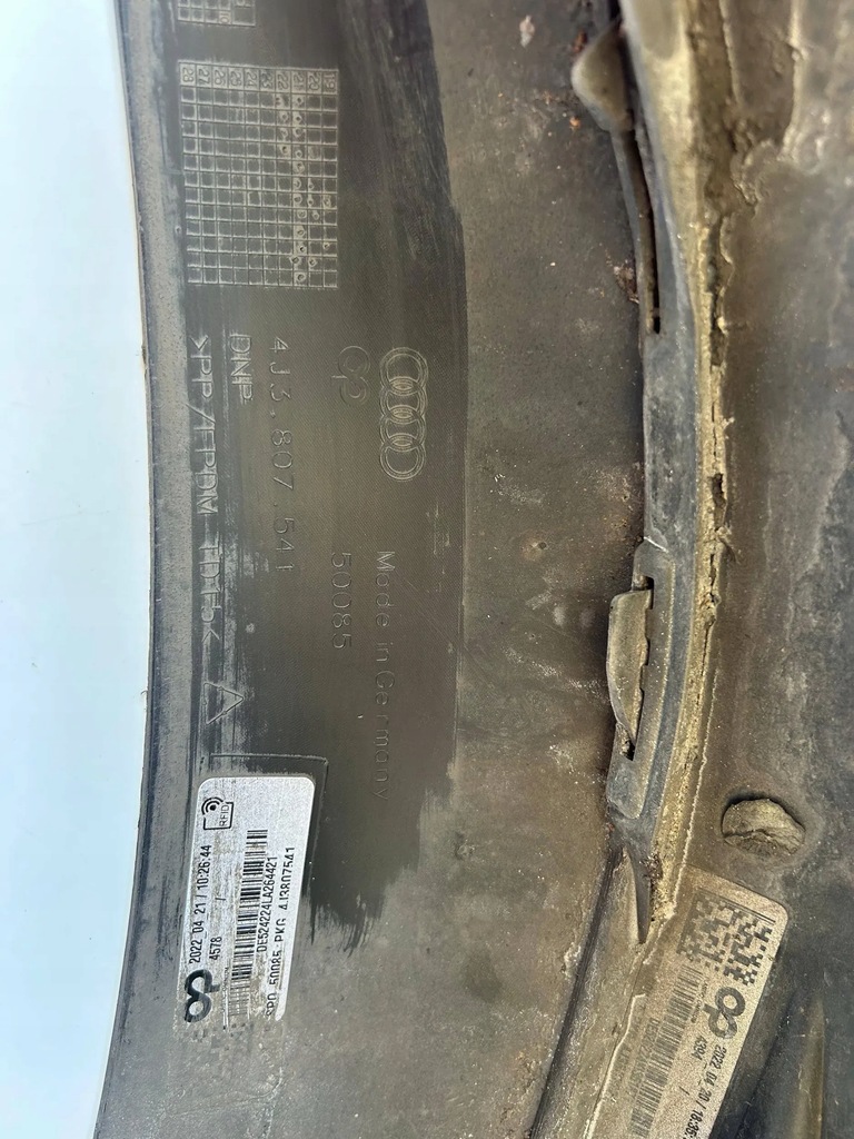 фото №7, Audi e-tron 4j3 gt бампер перед 4j3807541 оригінал