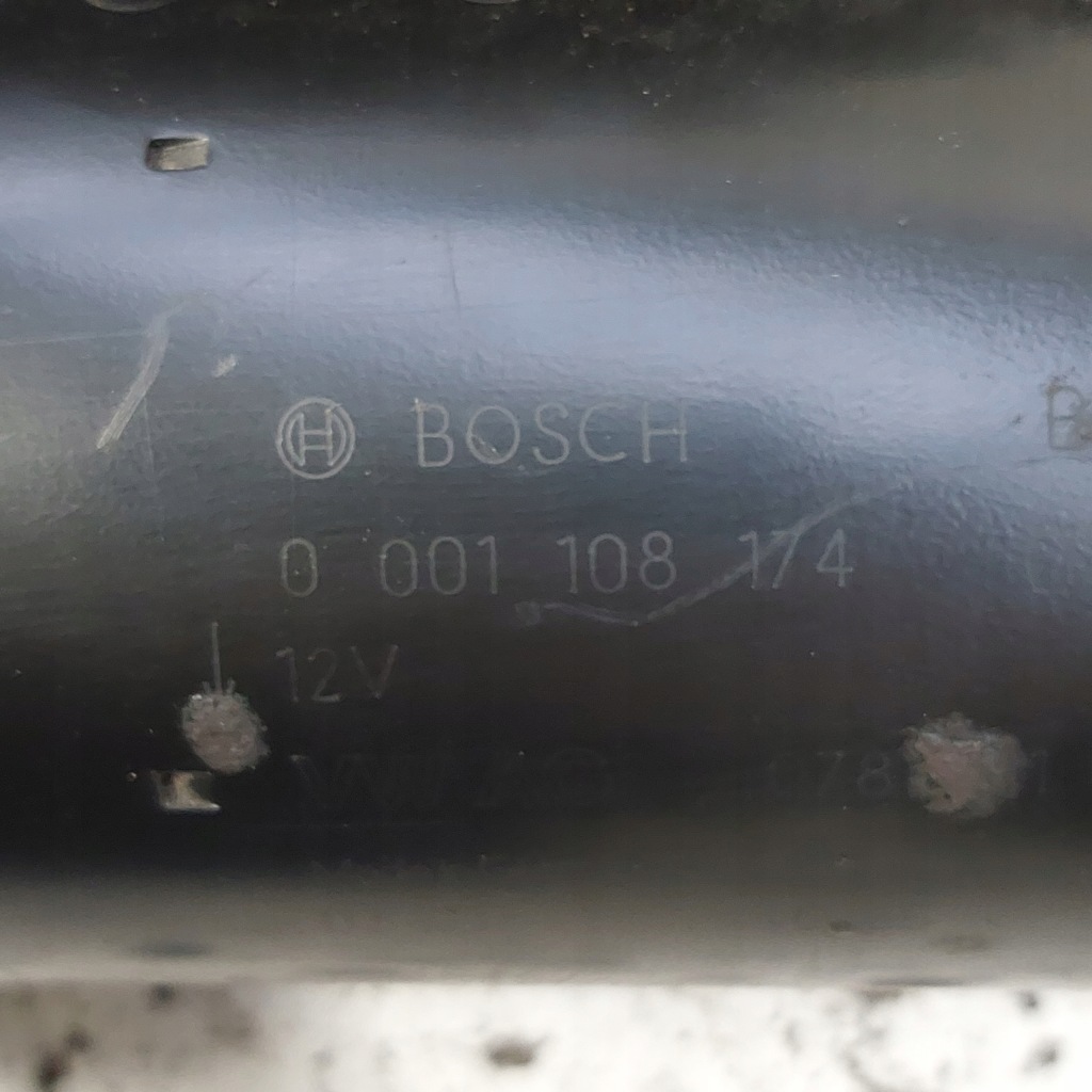 Audi a4 b3 2,4 стартер bosch 0001108174 Недорого
