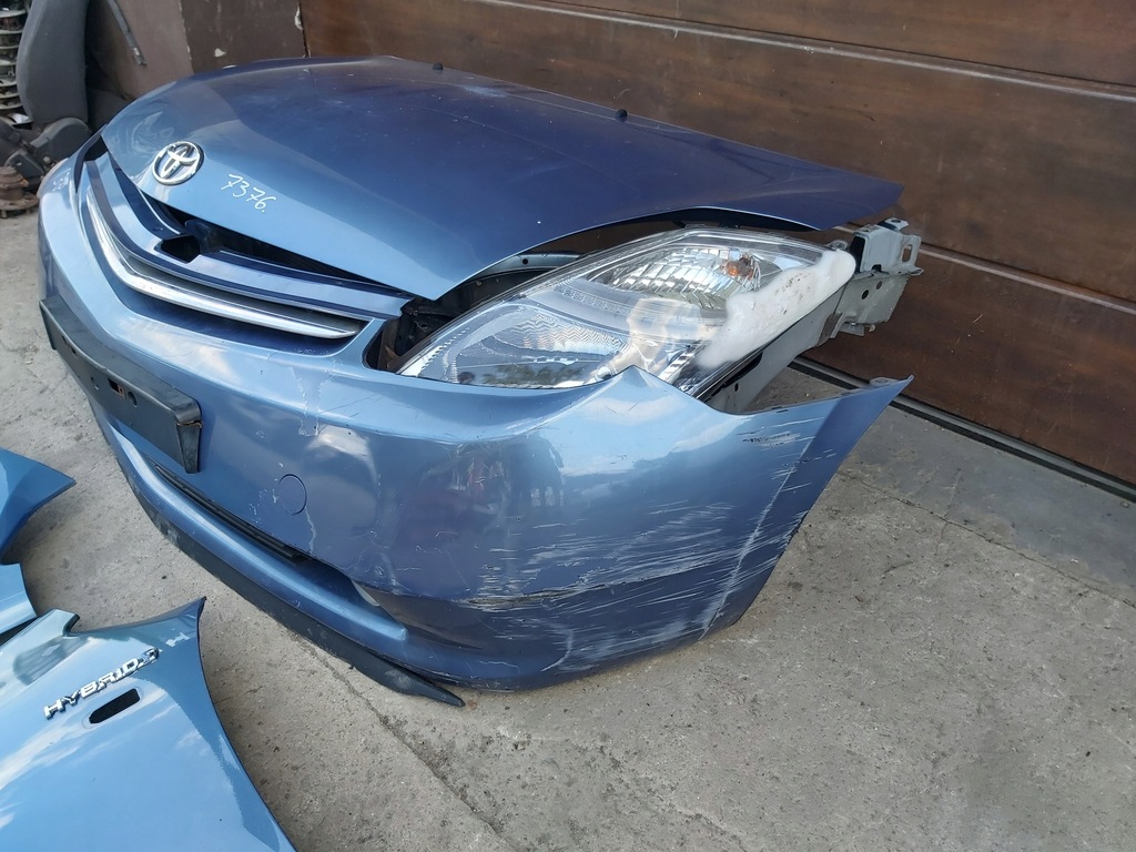 фото №5, Toyota prius ii pas передній капот бампер перед