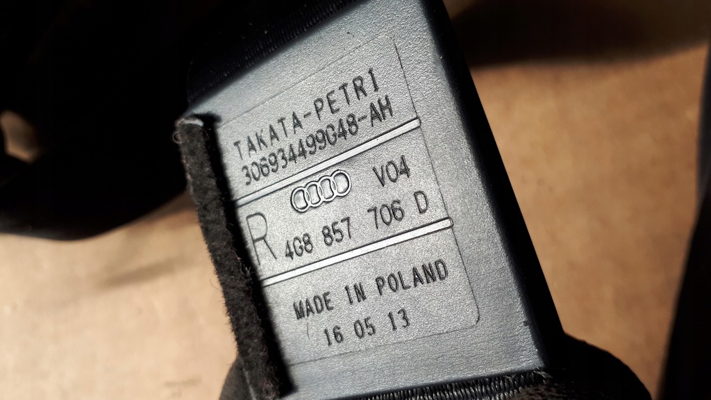 фото №8, A7 4g pas безпеки правий a6 c7 4g8857706d