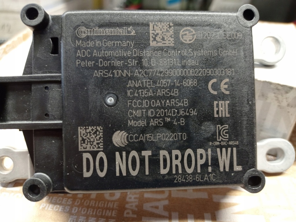 фото №5, Датчик дистанции приближения радар nissan sentra