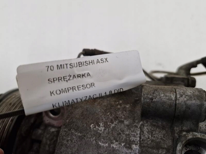 фото №10, Mitsubishi asx 1 i 1.8 did компрессор компрессор кондиционера 7813a330