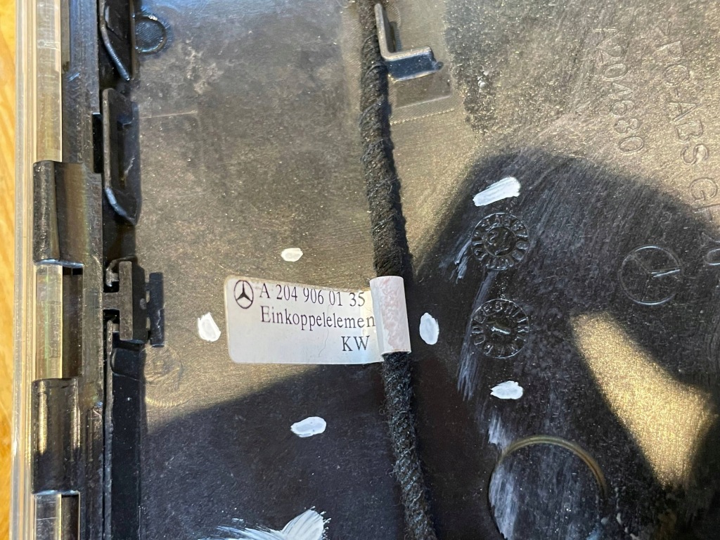 фото №9, Mercedes glk x204 w204 lift 12-15 рамка dekor консоли панели приборной панели