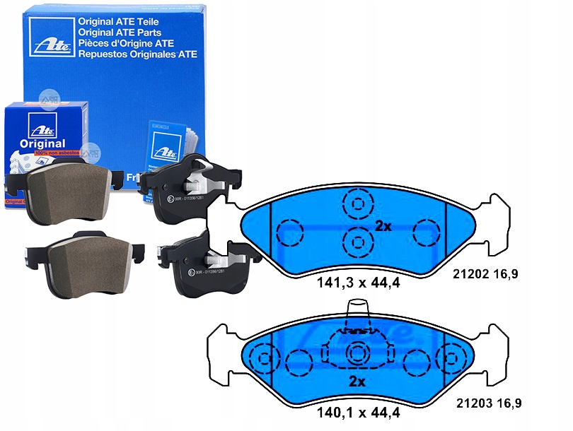 фото №1, Гальмівні колодки гальмівні ford fiesta fiesta iii fiesta iv