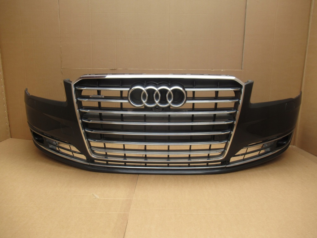 фото №1, Audi a8 d4 lift бампер перед передній ly9t mythosschwarz