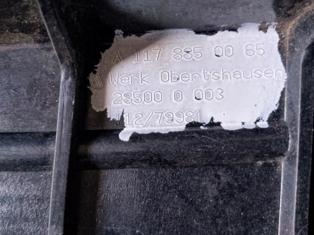 Усилитель направляющая бампера перед mercedes w117 a1178850065 с Разборки