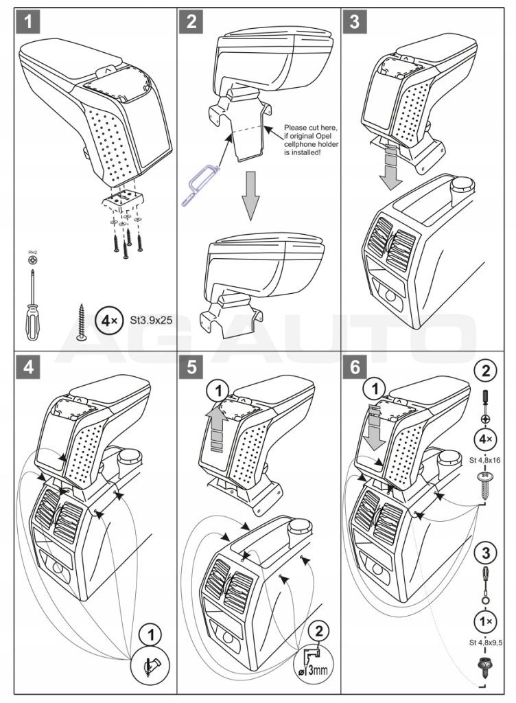фото №7, Подлокотник с адаптер do opel zafira b, 2007-2014, arm2-black
