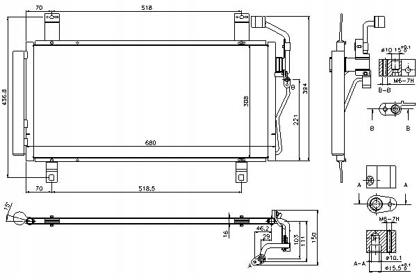 фото №10, Конденсатор радіатор кондиціонера [nissens]
