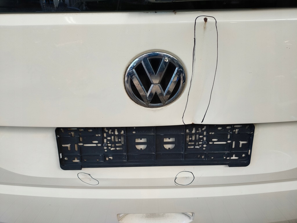 фото №7, Vw t6 transporter multivan 15-19 кришка багажника задня багажника задня оригінал оригінальний номер