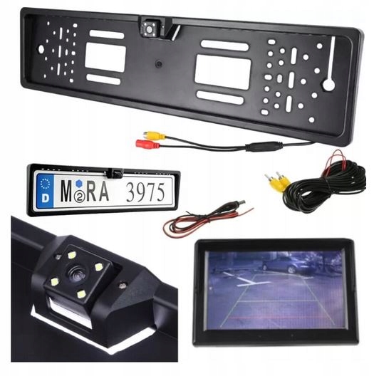 фото №1, Камера заднего вида me premium с рамка номерного знака регистрационный 170°