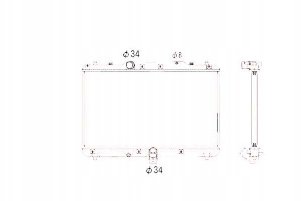 фото №1, Nrf радиатор fiat sedici 06-