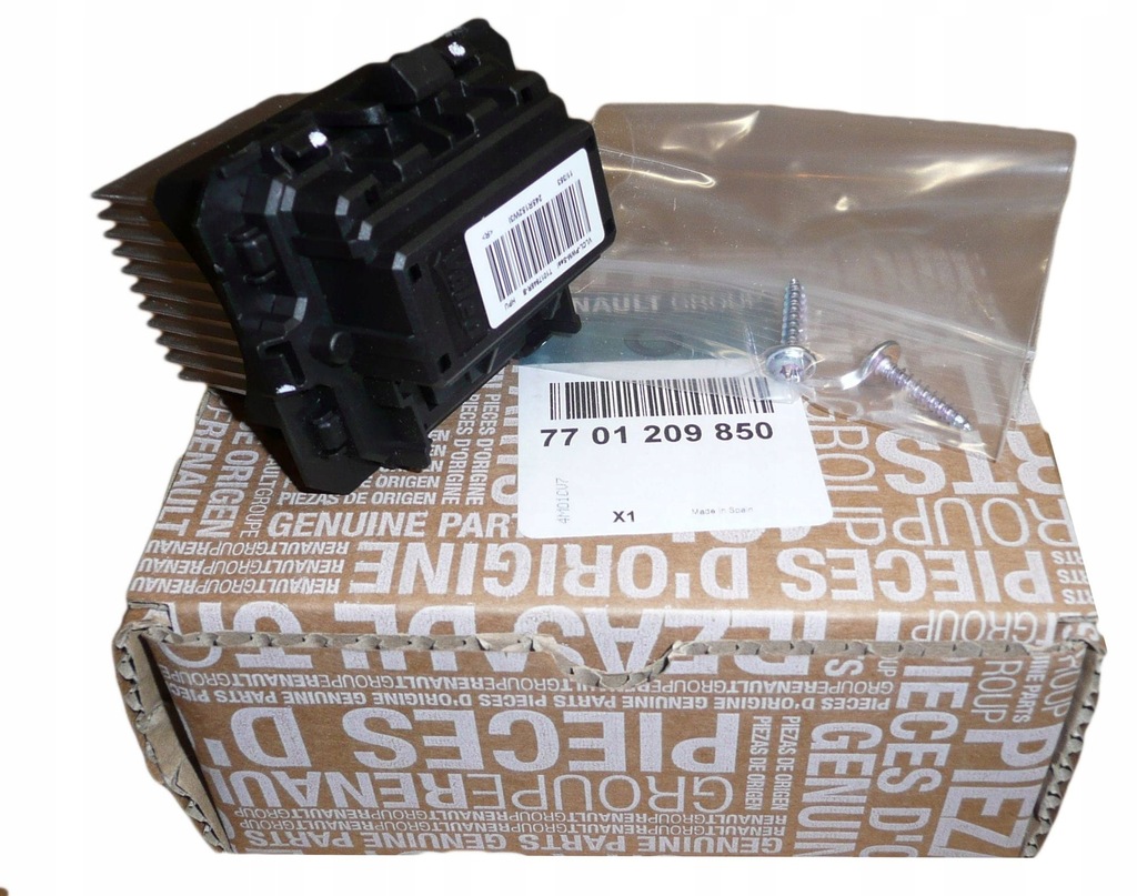 фото №1, Резистор вентилятор renault megane iii trafic iii 7701209850 оригінал