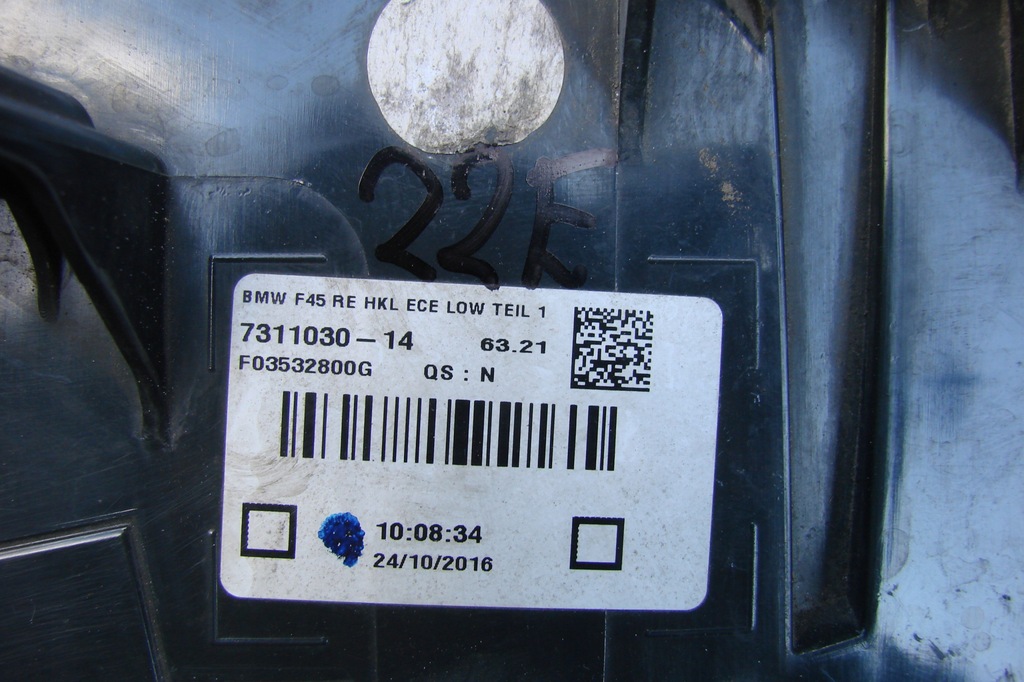 фото №16, Лампа задняя правая угловая bmw 2 f45 eu