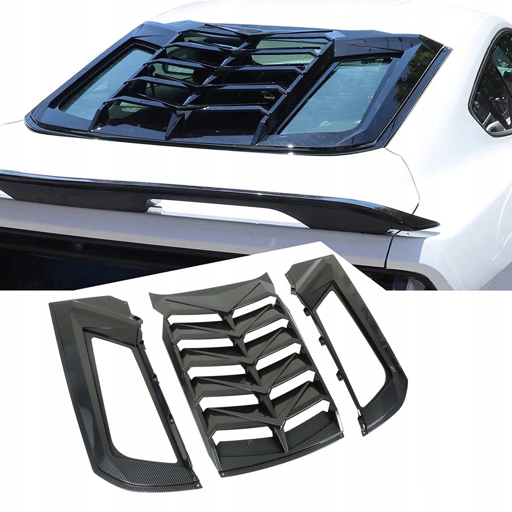 фото №15, Жалюзи задний стекло пластик abs стиль wyścigowy