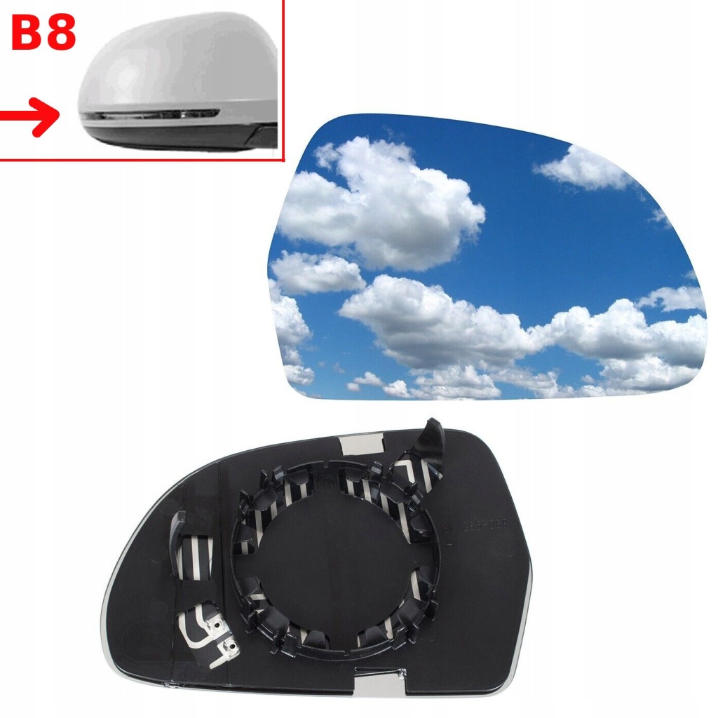 фото №12, Скло вкладиш дзеркало праве skoda superb 2 ii 2008-2015