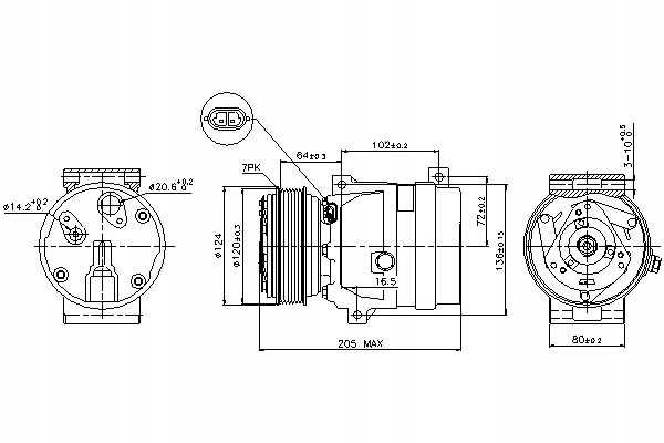 фото №2, Nissens 89435 компрессор, кондиционер