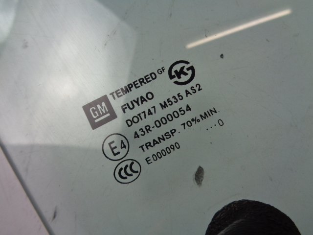 фото №4, Стекло дверь правый задняя chevrolet cruze 2010 rok sedan