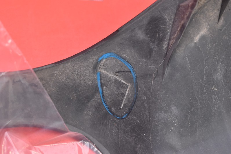 фото №9, Решётка бампера правая задняя gp9a-50361 mazda 6 1 i gg mps sedan lift 05-07