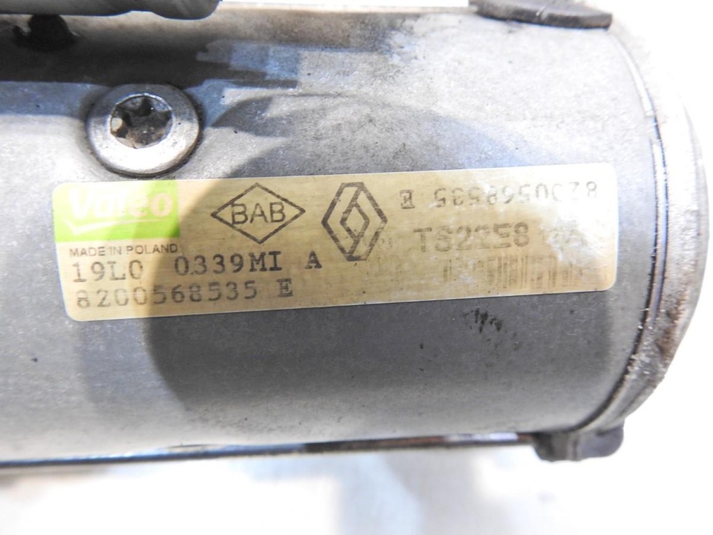 фото №6, Стартер renault latitude 2.0 dci 8200568535 ts22e8