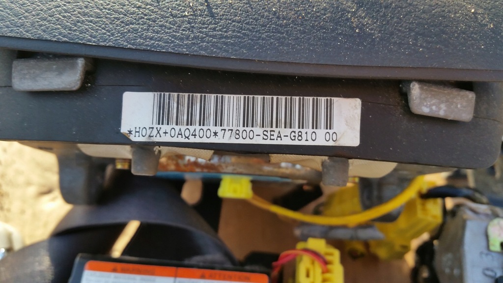 фото №8, Honda accord vii подушка безопасности ремни комплект