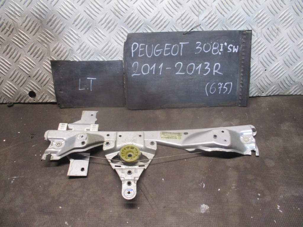 фото №1, Механизм стекло левый задняя 9675463680 peugeot 308 i 11-13 r.
