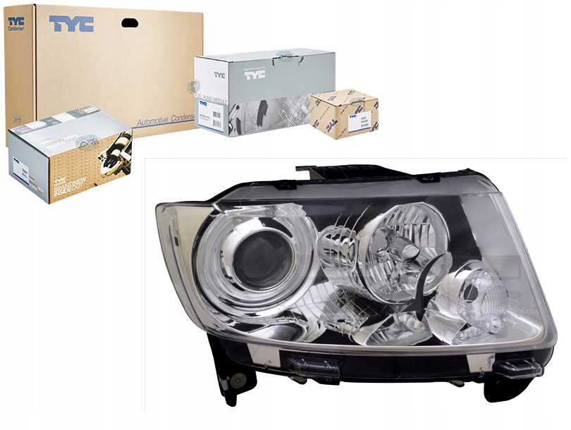 фото №1, Фара p jeep compass grand cherokee iv wk2 10.10-11.16 tyc