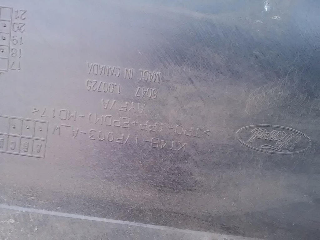 фото №9, Бампер перед 6pdc тримачі titanium st b3 bdb ford edge 19 lift usa 19-24r