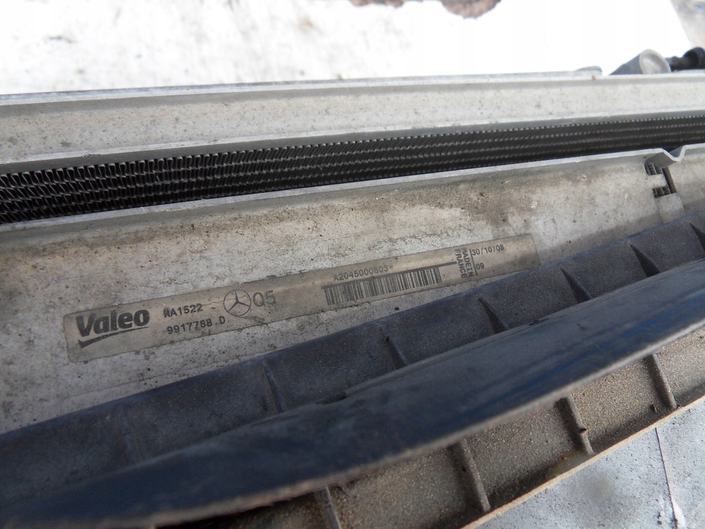 фото №13, Mercedes glk x204 08-12 3.0 cdi комплект радиатор радиатор вентилятор