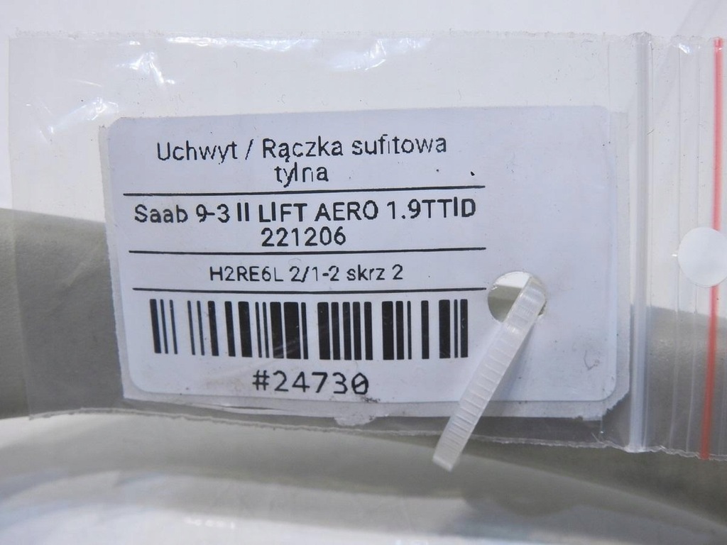 фото №6, Ручка кронштейн потолочный правый задняя 9-3 ii lift