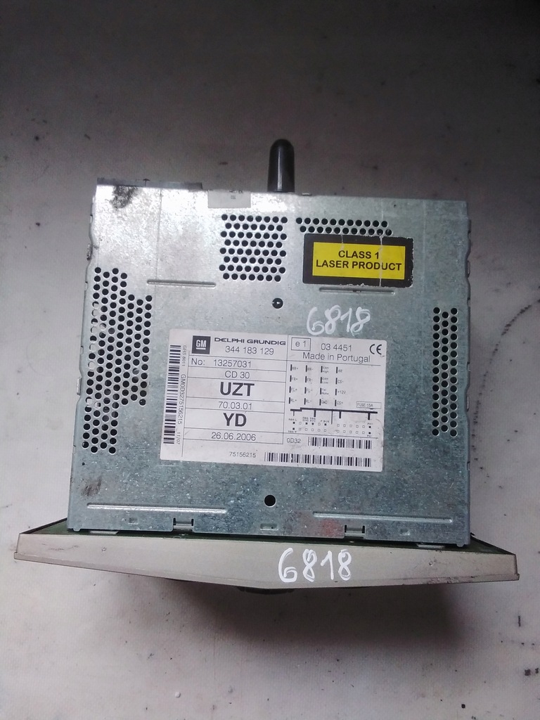 фото №2, 6818 opel corsa d радио cd 13257031