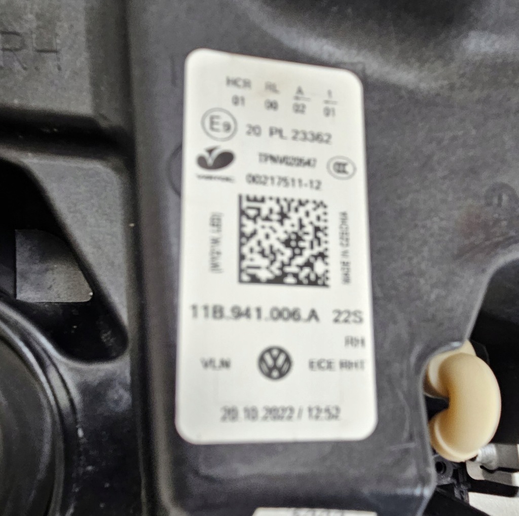 фото №10, Лампа права перед передня vw id.4 id4 2020-