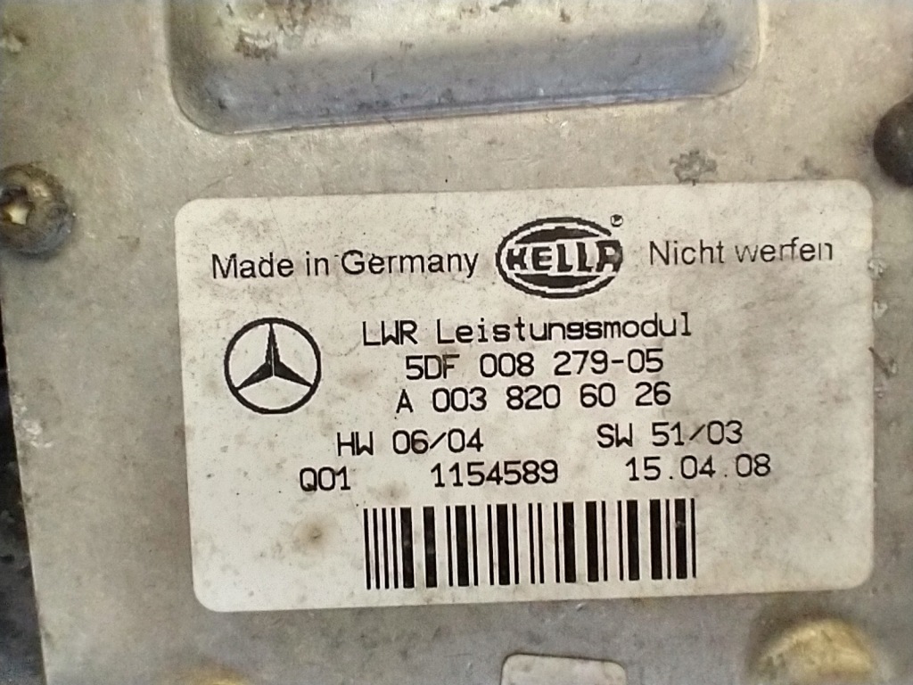 фото №13, Mercedes slk w171 r171 лампа левая перед ксенон поворотный a1718203961 anglik uk