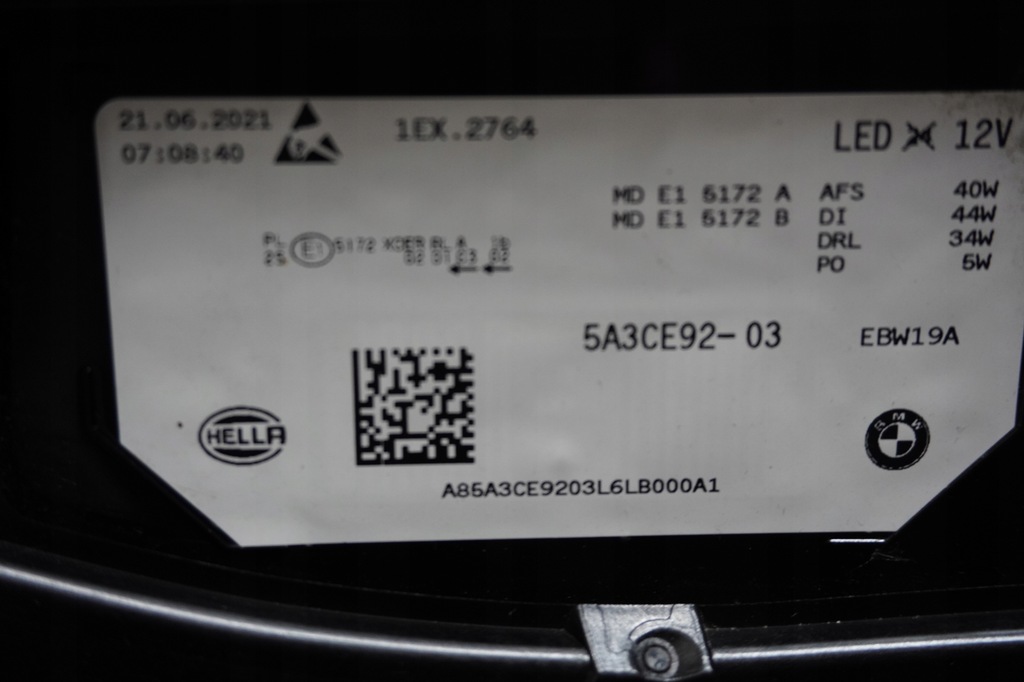 фото №10, Капот бампер pas лампы bmw ix i20 475